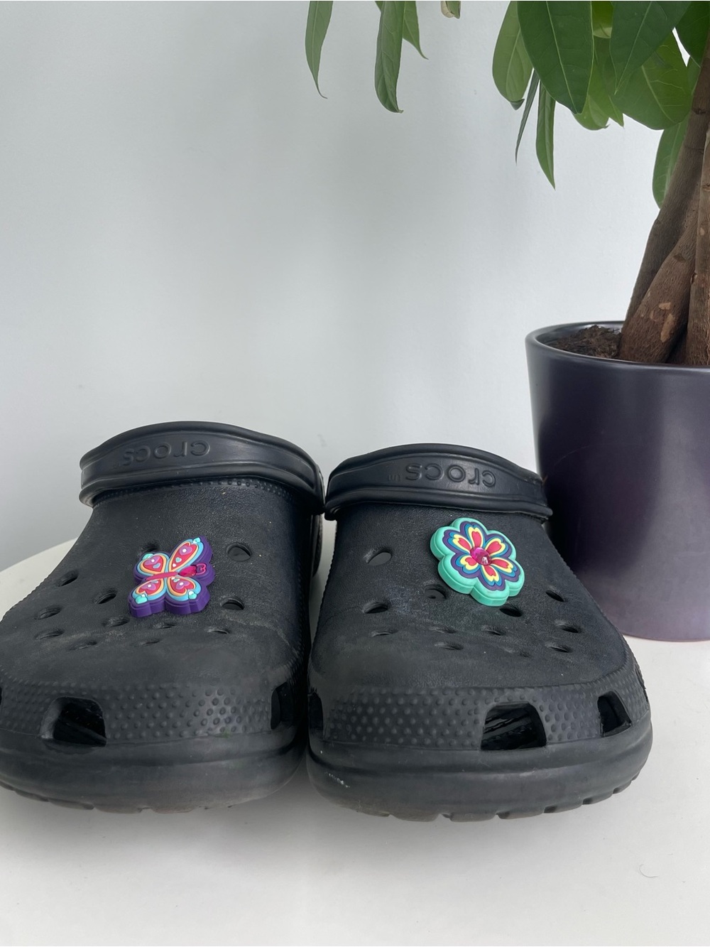 Men Size 10 Crocs Classic Clogs Black Slippers Shoes